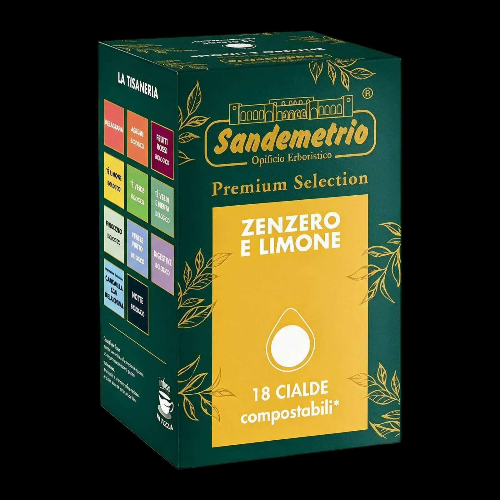 SanDemetrio Infuso Zenzero e Limone 18 Cialde | ESE 44 mm