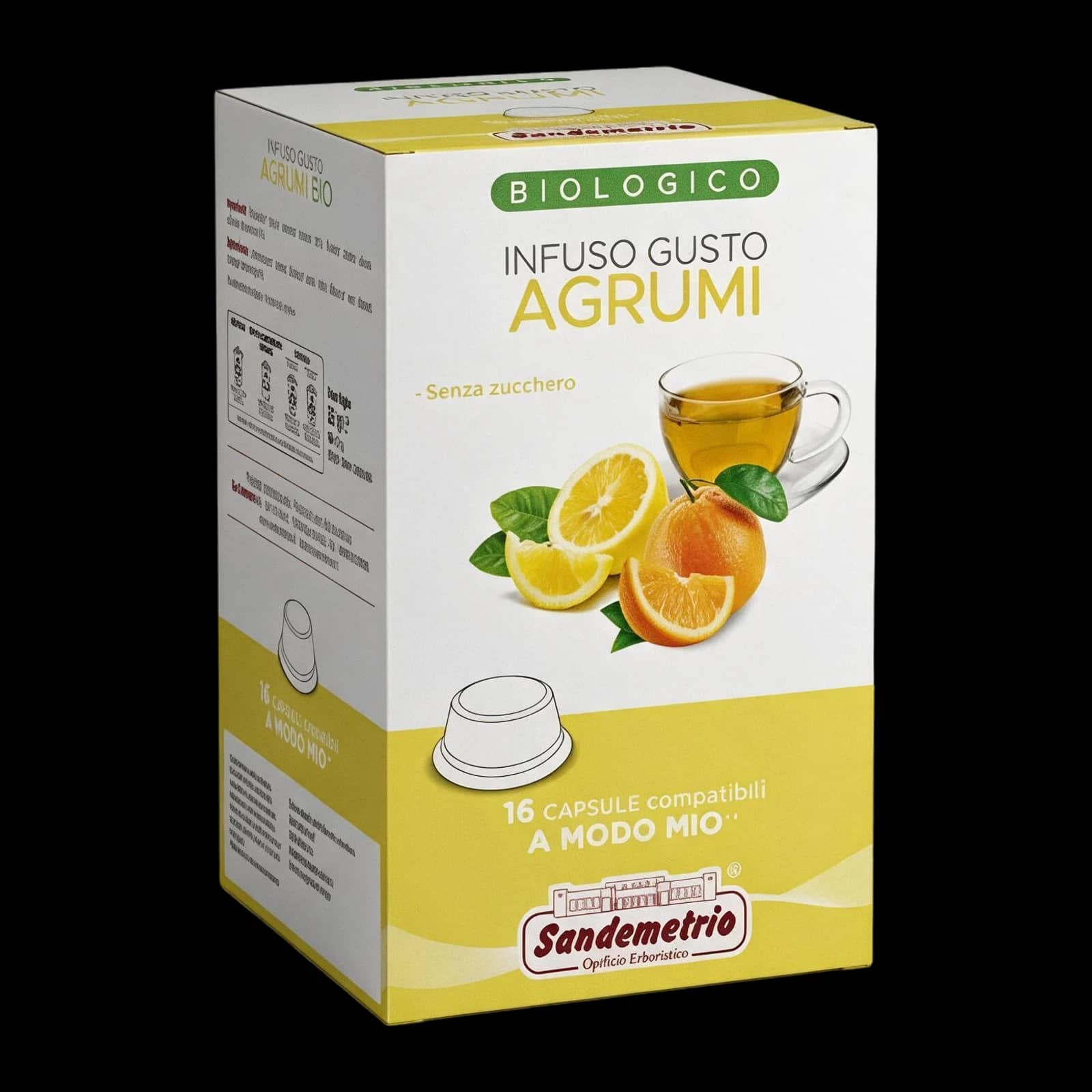 SanDemetrio Infuso Agrumi Bio 16 Capsule | Lavazza A Modo Mio
