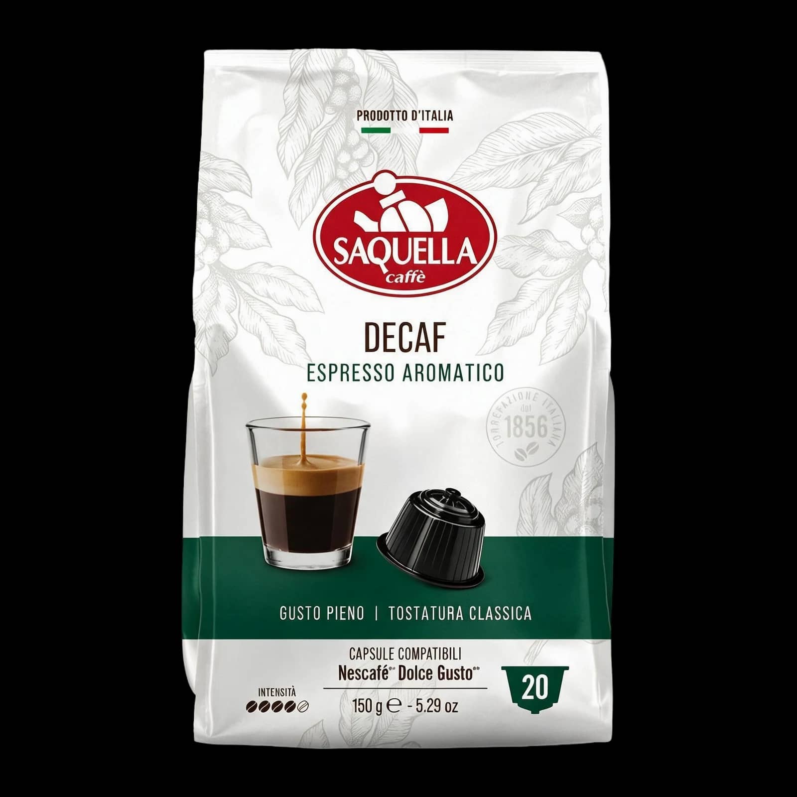 Saquella Dekaf 20 Capsule | Dolce Gusto
