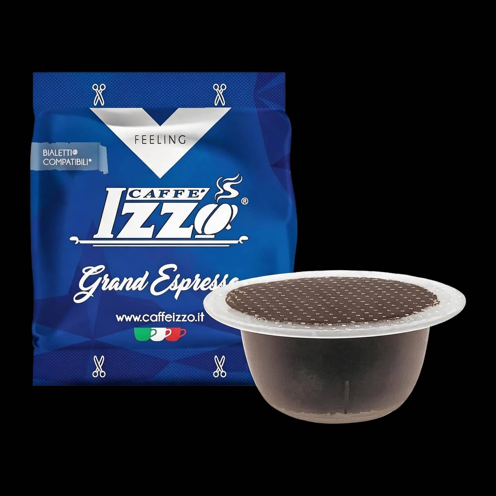 IZZO Caffe Grand Espresso 100 Capsule | Bialetti
