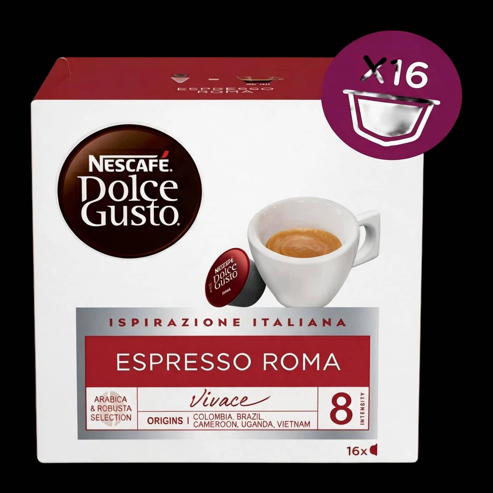 Nestlè Nescafé Espresso Roma 16 Capsule | Dolce Gusto