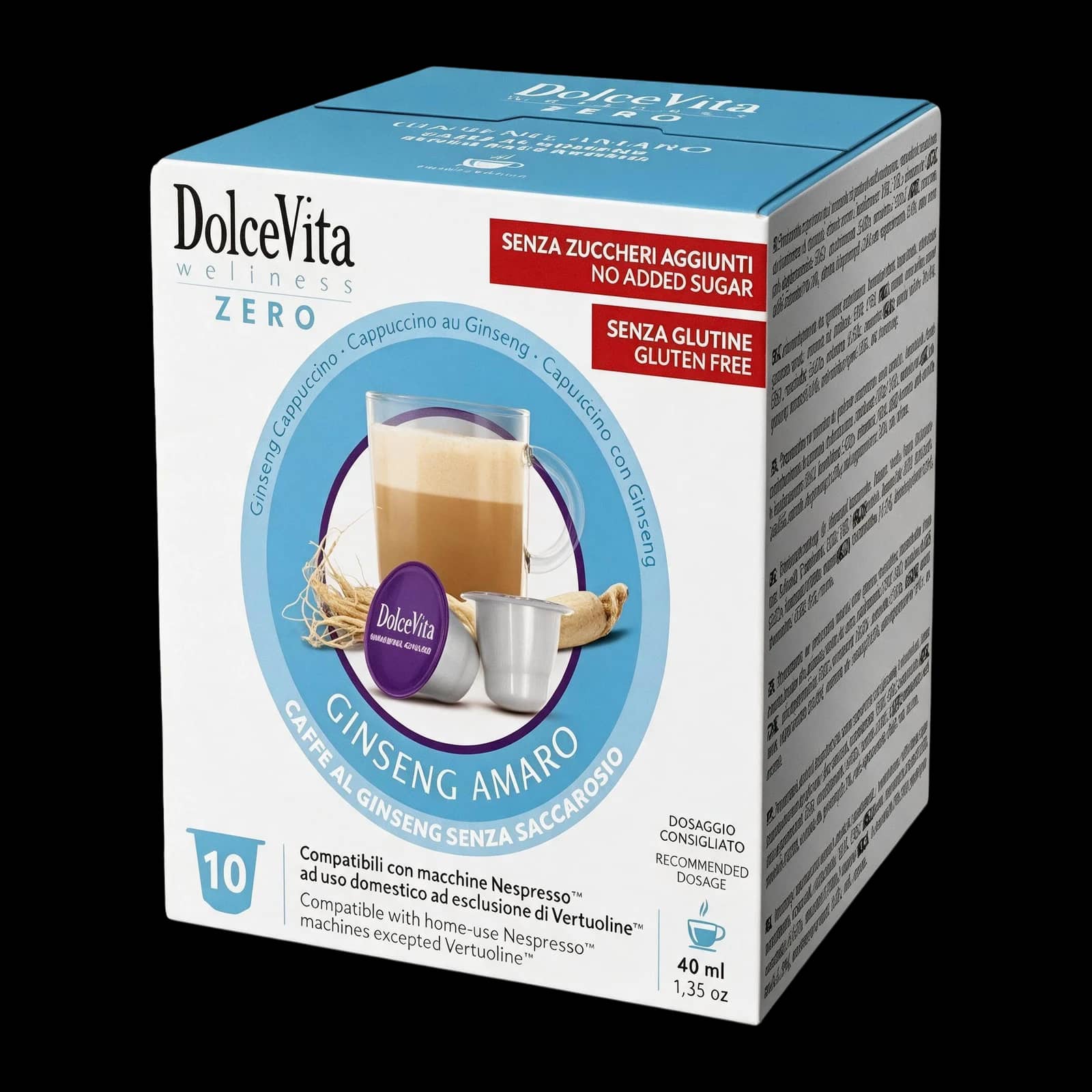 Dolce Vita Ginseng Amaro 10 Capsule | Nespresso