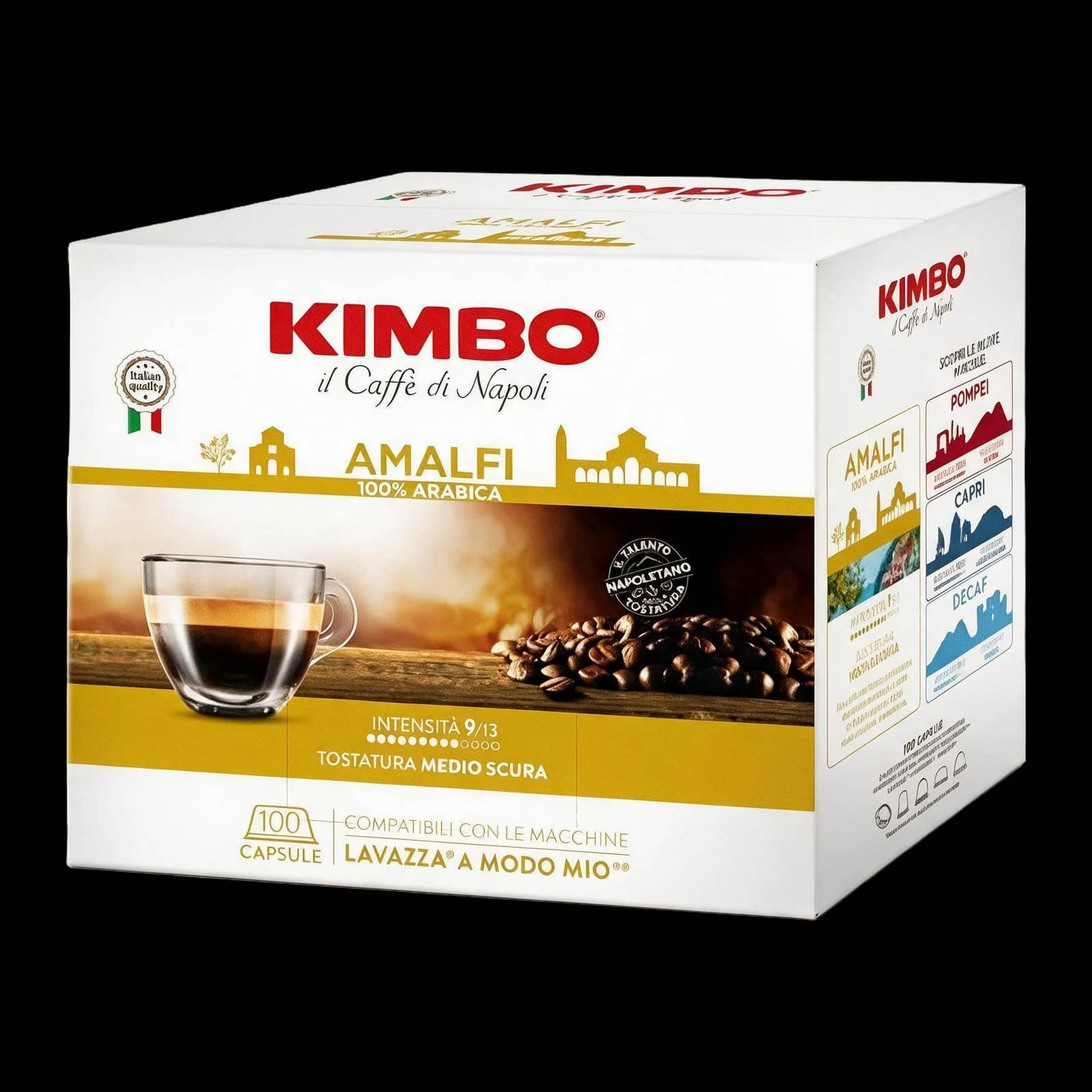 Kimbo Caffè Amalfi 100 Capsule | A Modo Mio