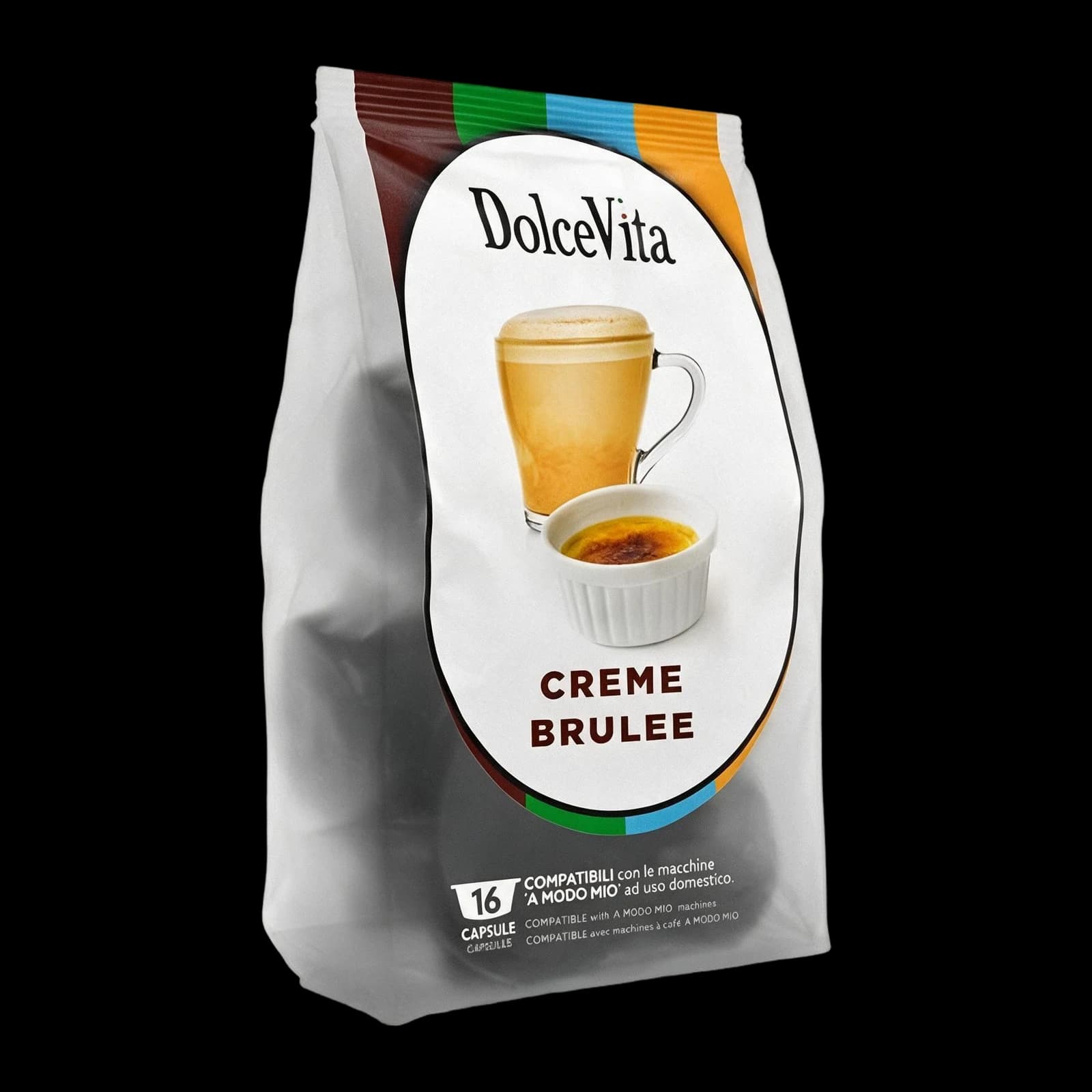 Dolce Vita Creme Brûlée 16 Capsule | A Modo Mio, immagine 1