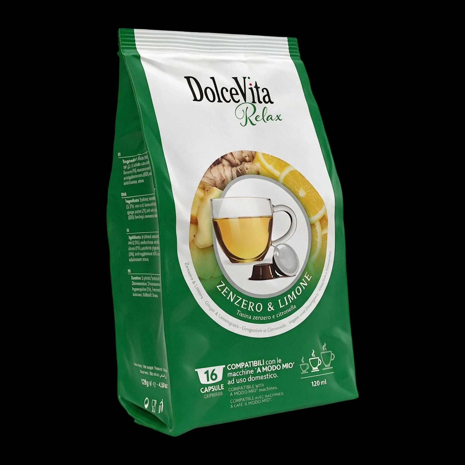 Dolce Vita Zenzero e Limone 16 Capsule | A Modo Mio, immagine 4