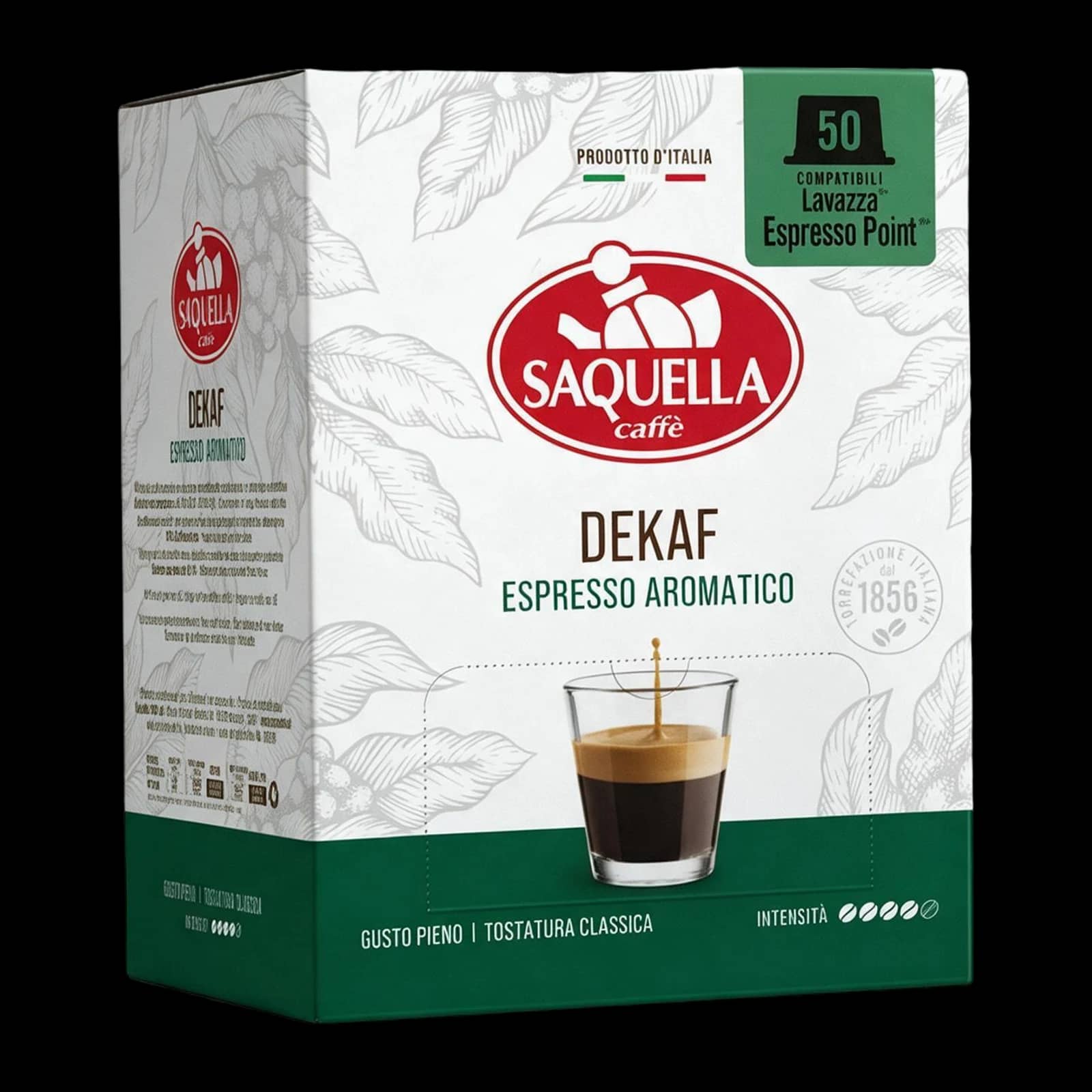 Saquella Decaffeinato Capsule | Espresso Point