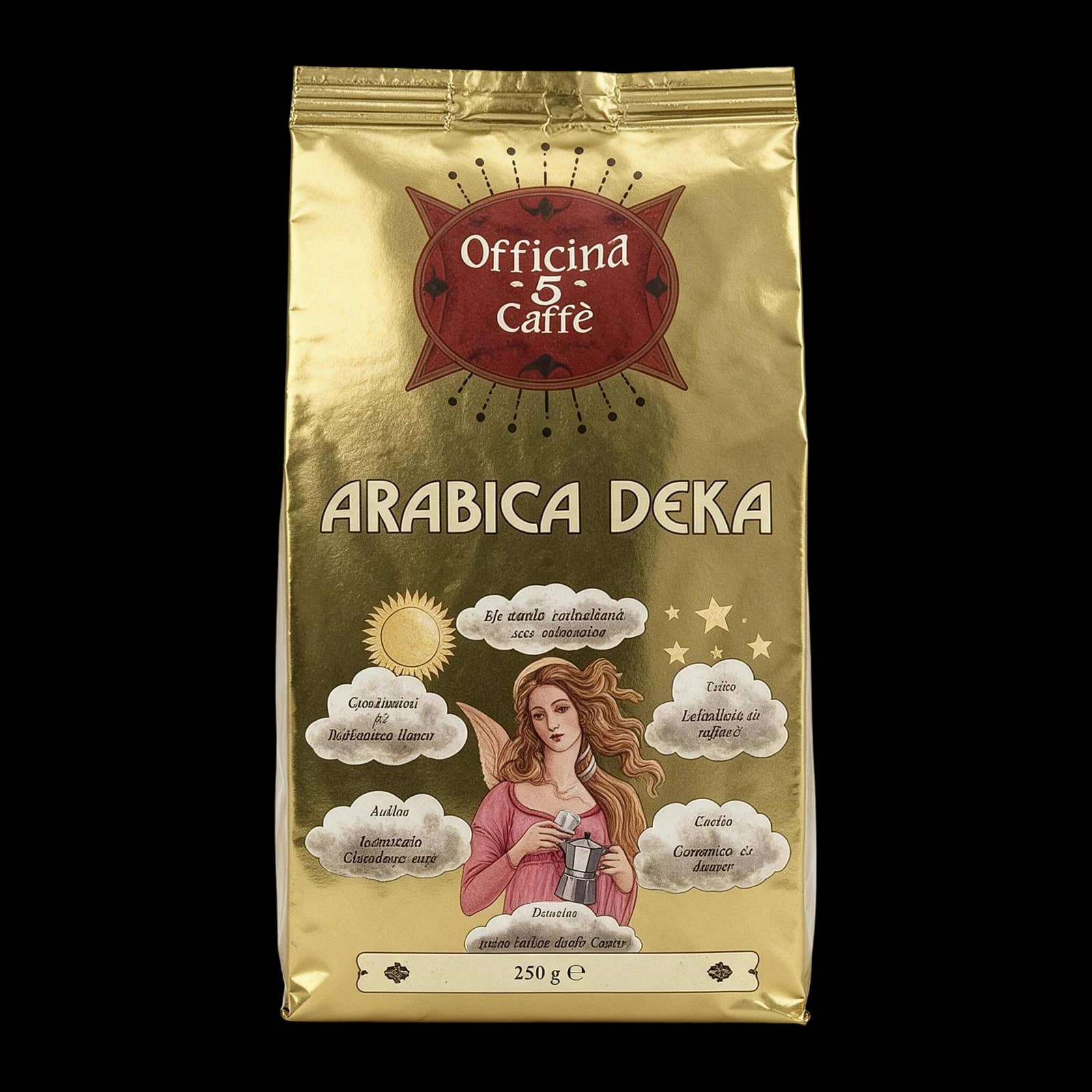 Officina 5 caffè Decaffeinato Moka 250 g Macinato