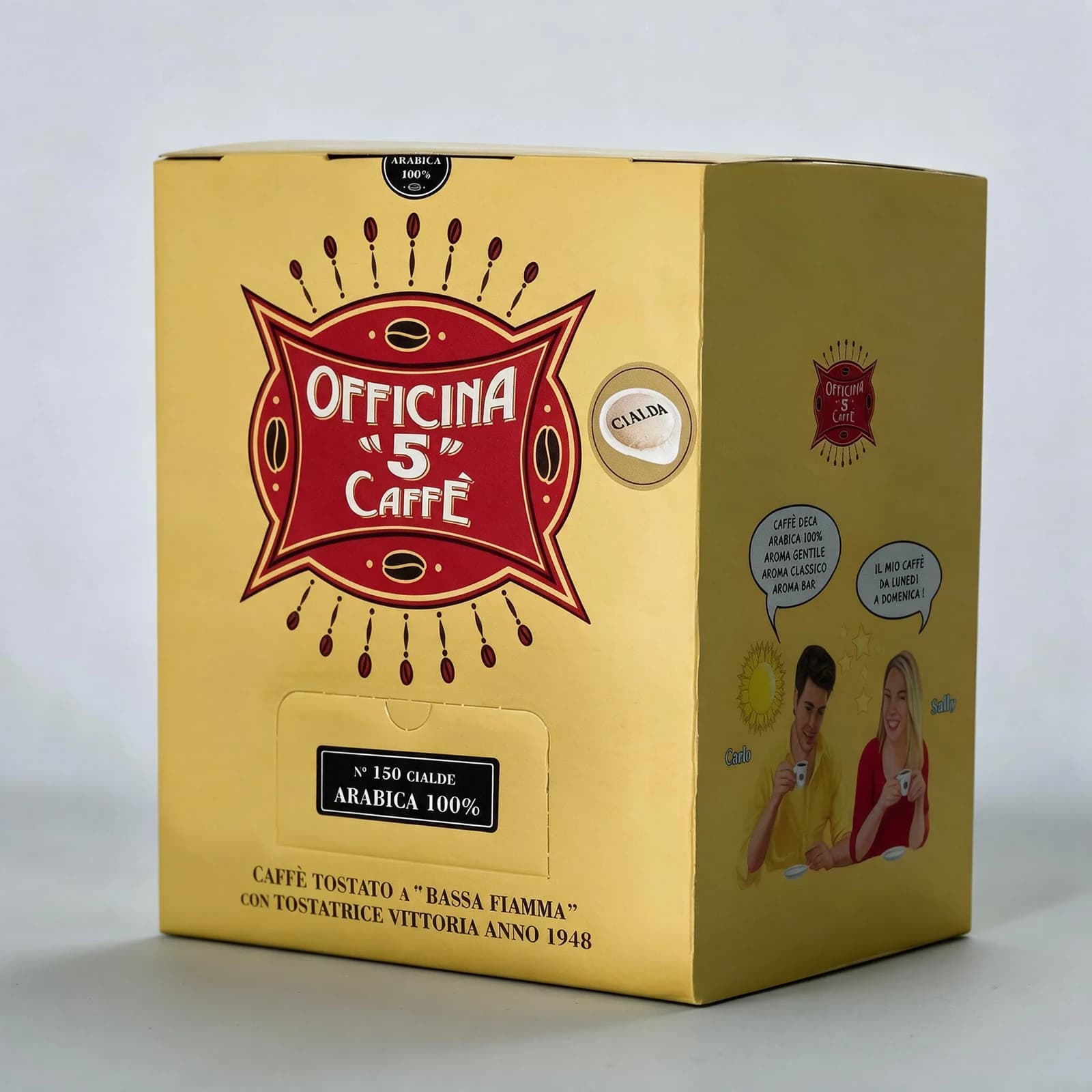 Officina 5 caffè Caffè 100% Arabica 100 Cialde | ESE 44mm, immagine 3