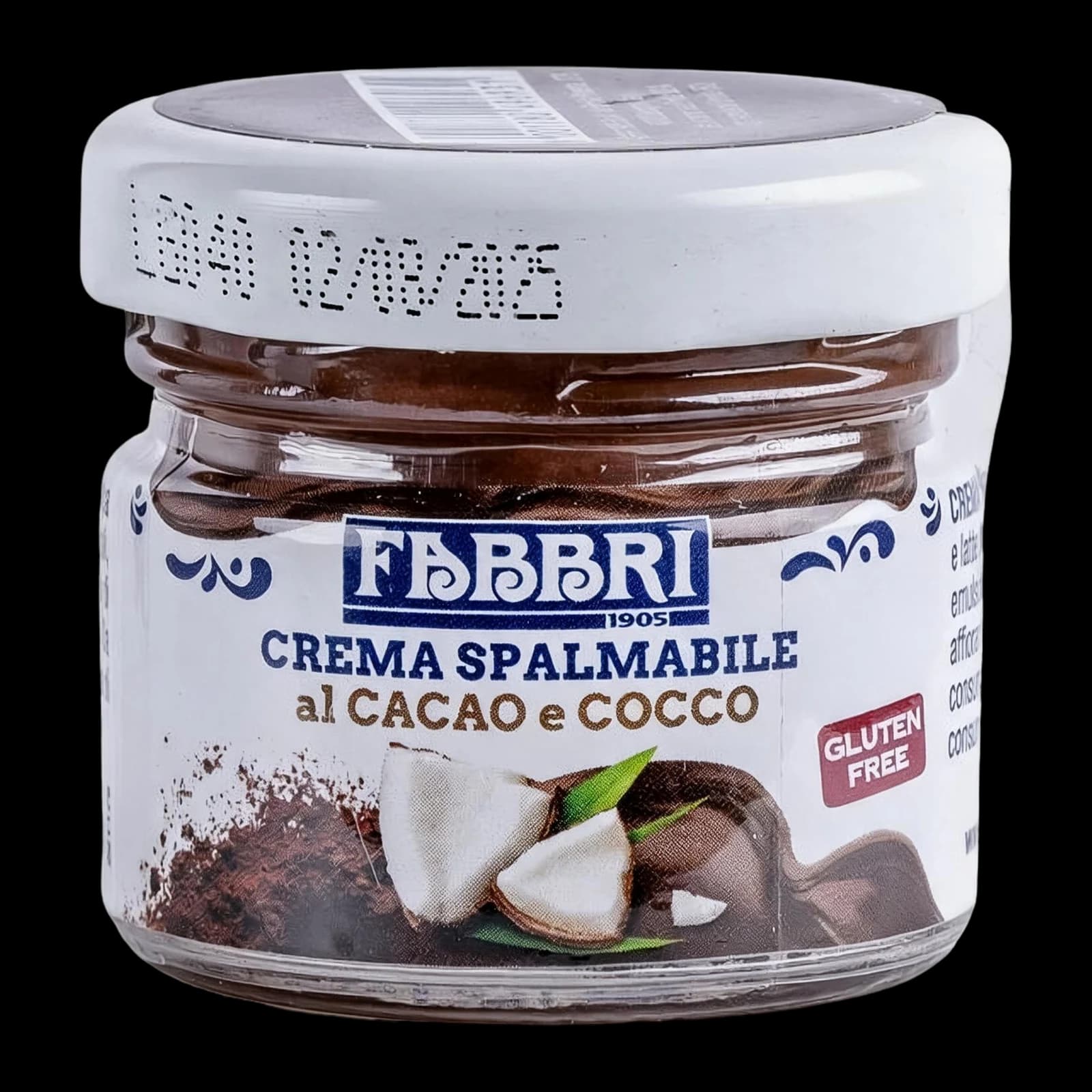 Fabbri Crema Cacao e Cocco 30 g | Dolci, immagine 1