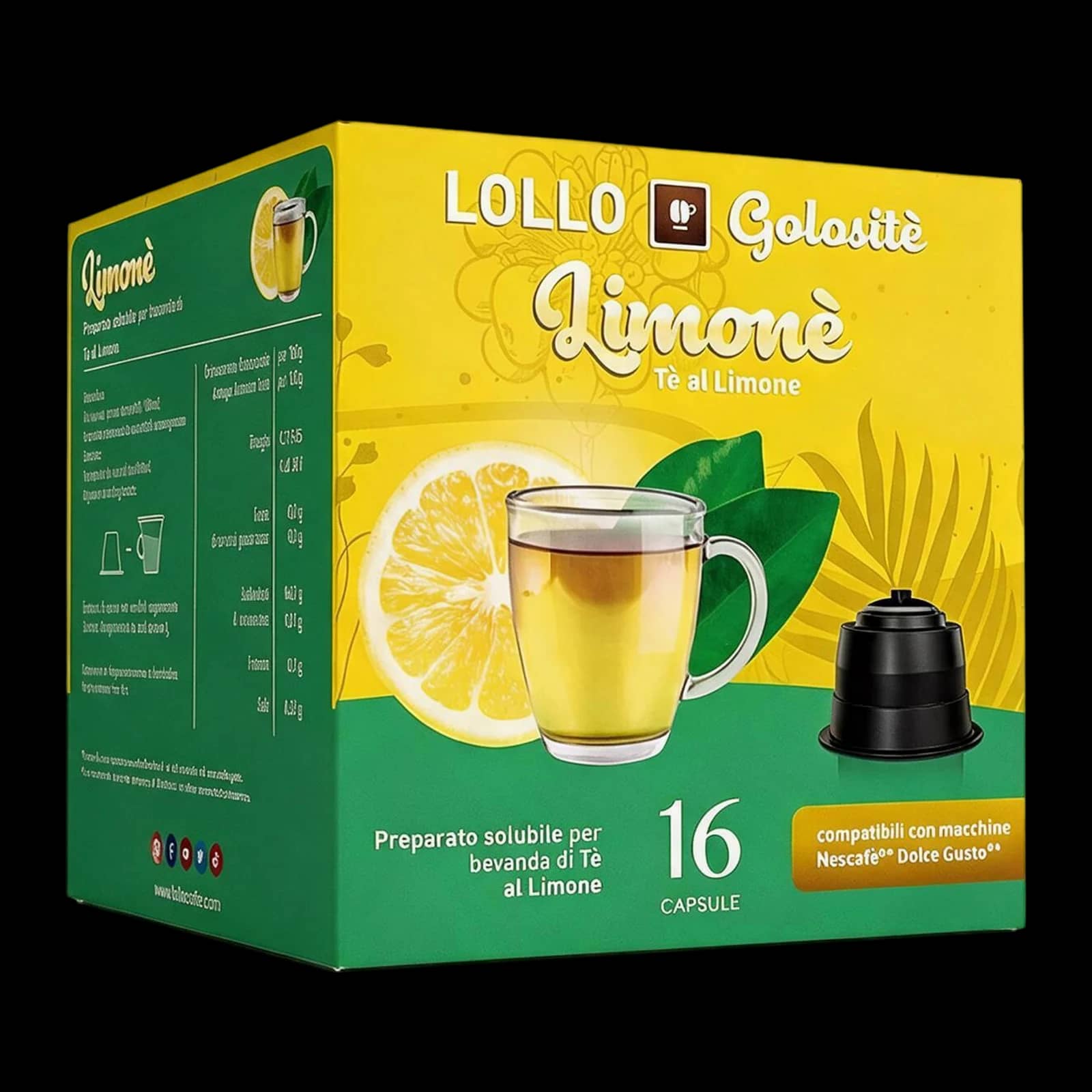 Lollo Tè al Limone 16 Capsule | Dolce Gusto