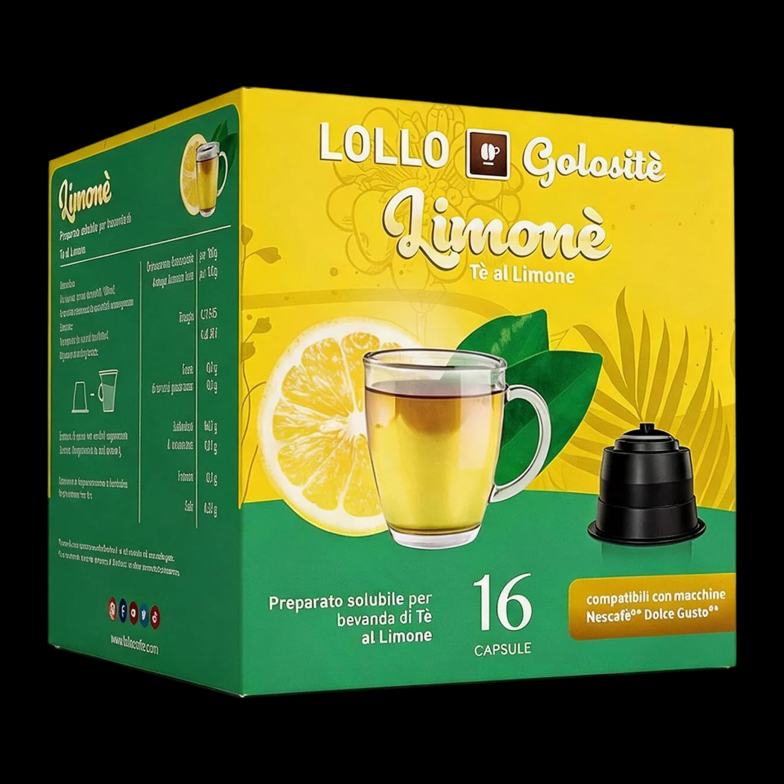 Lollo Tè al Limone 16 Capsule | Dolce Gusto, immagine 1