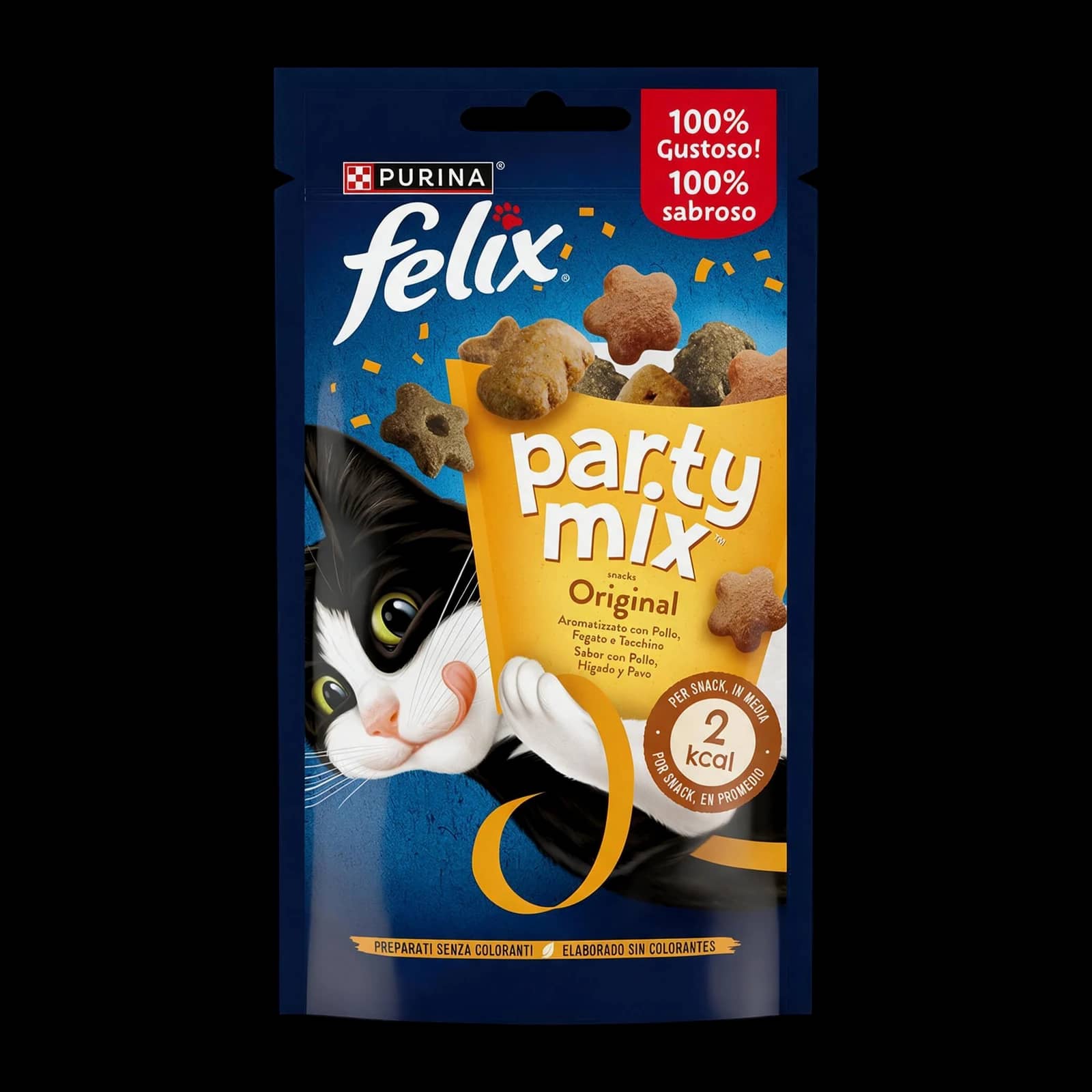 Purina Felix Party Mix Pollo, Fegato e Tacchino 60 g | Pet Food