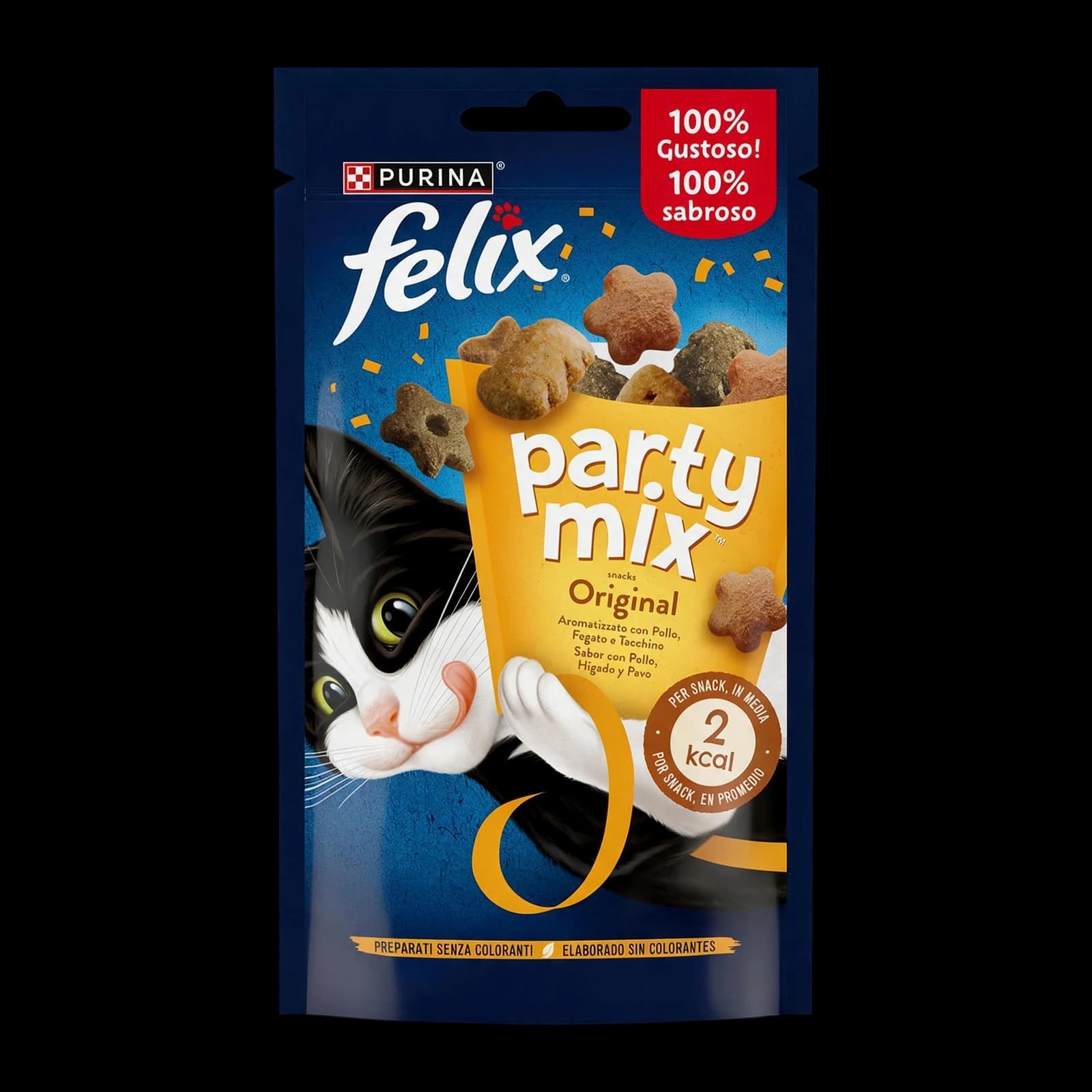 Purina Felix Party Mix Pollo, Fegato e Tacchino 60 g | Pet Food, immagine 1