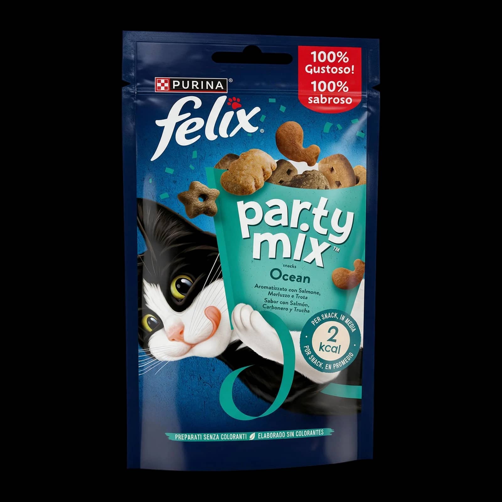 Purina Felix Party Mix Salmone, Merluzzo e Trota 60 g | Pet Food