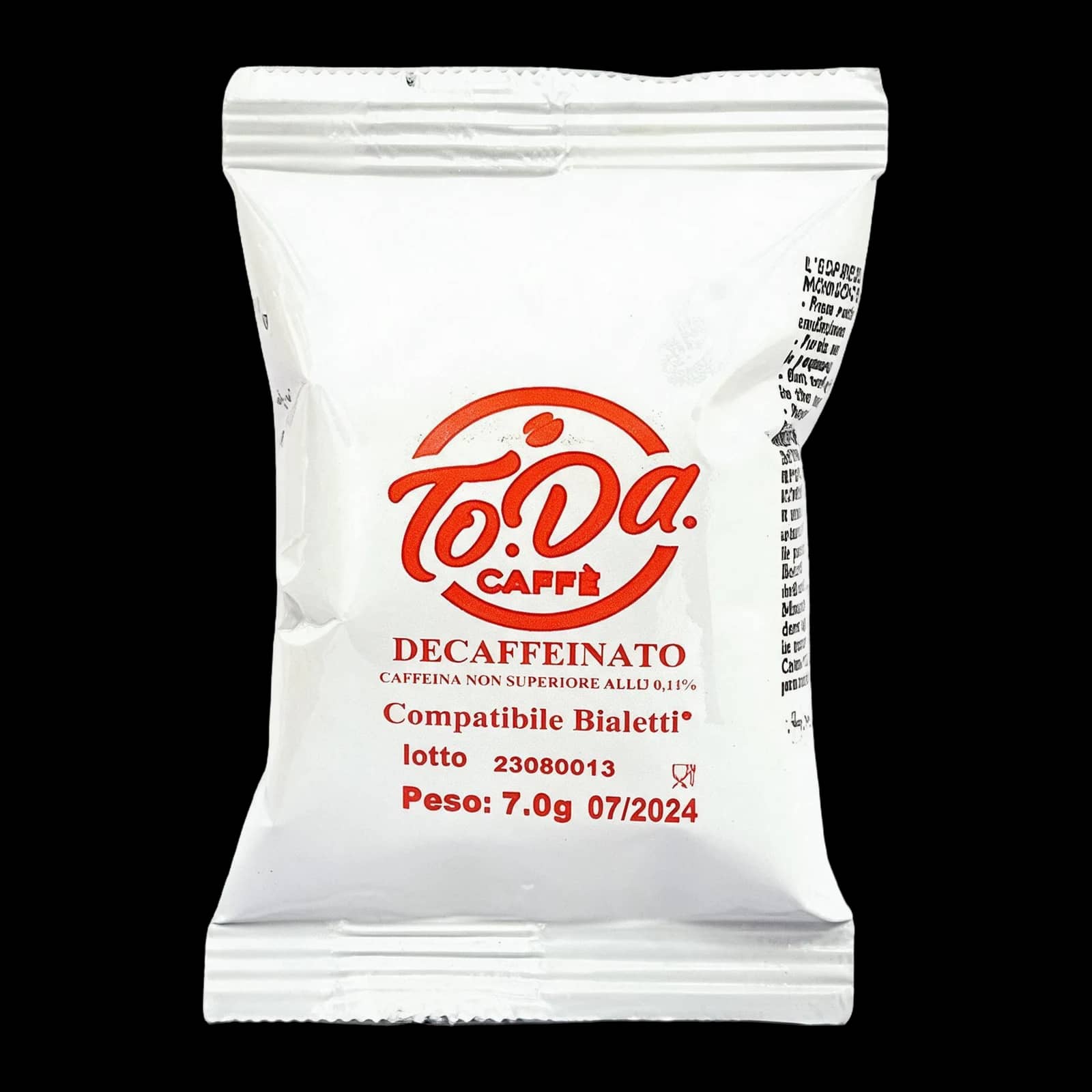 To.Da Caffè Gattopardo Dek 100 Capsule | Bialetti