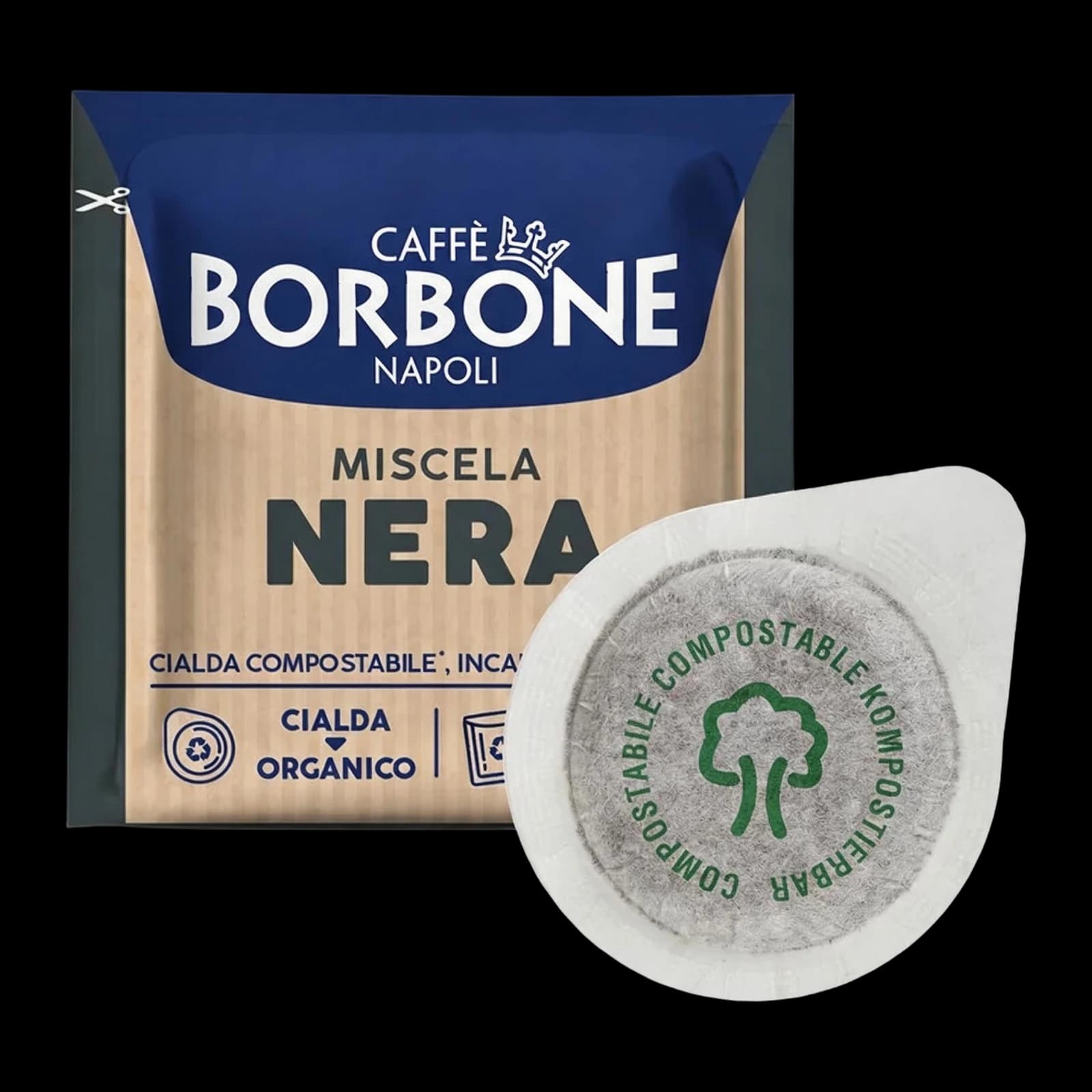 Borbone Nera 50 Cialde | ESE 44 mm, immagine 1