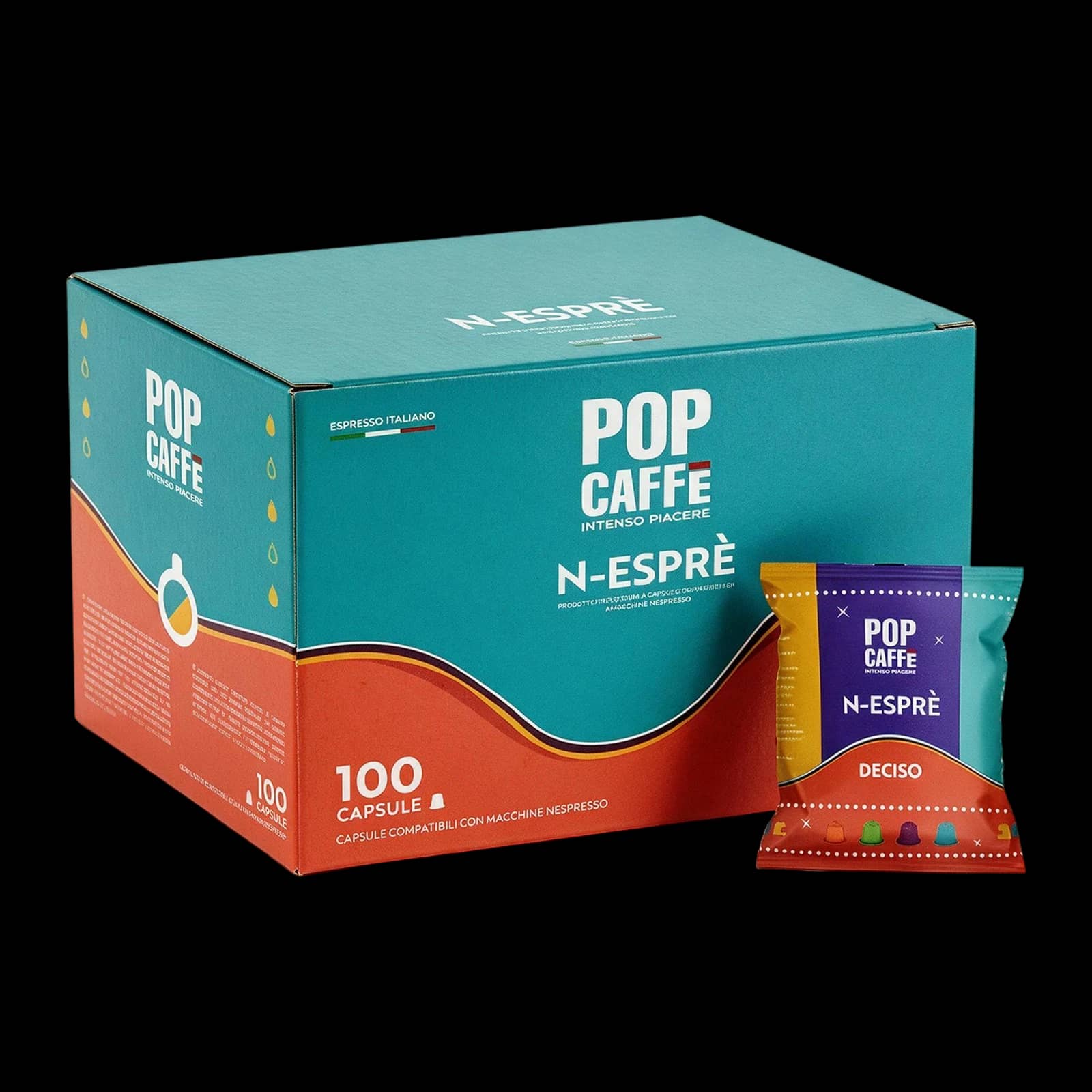 Pop Caffè Deciso 100 Capsule | Nespresso