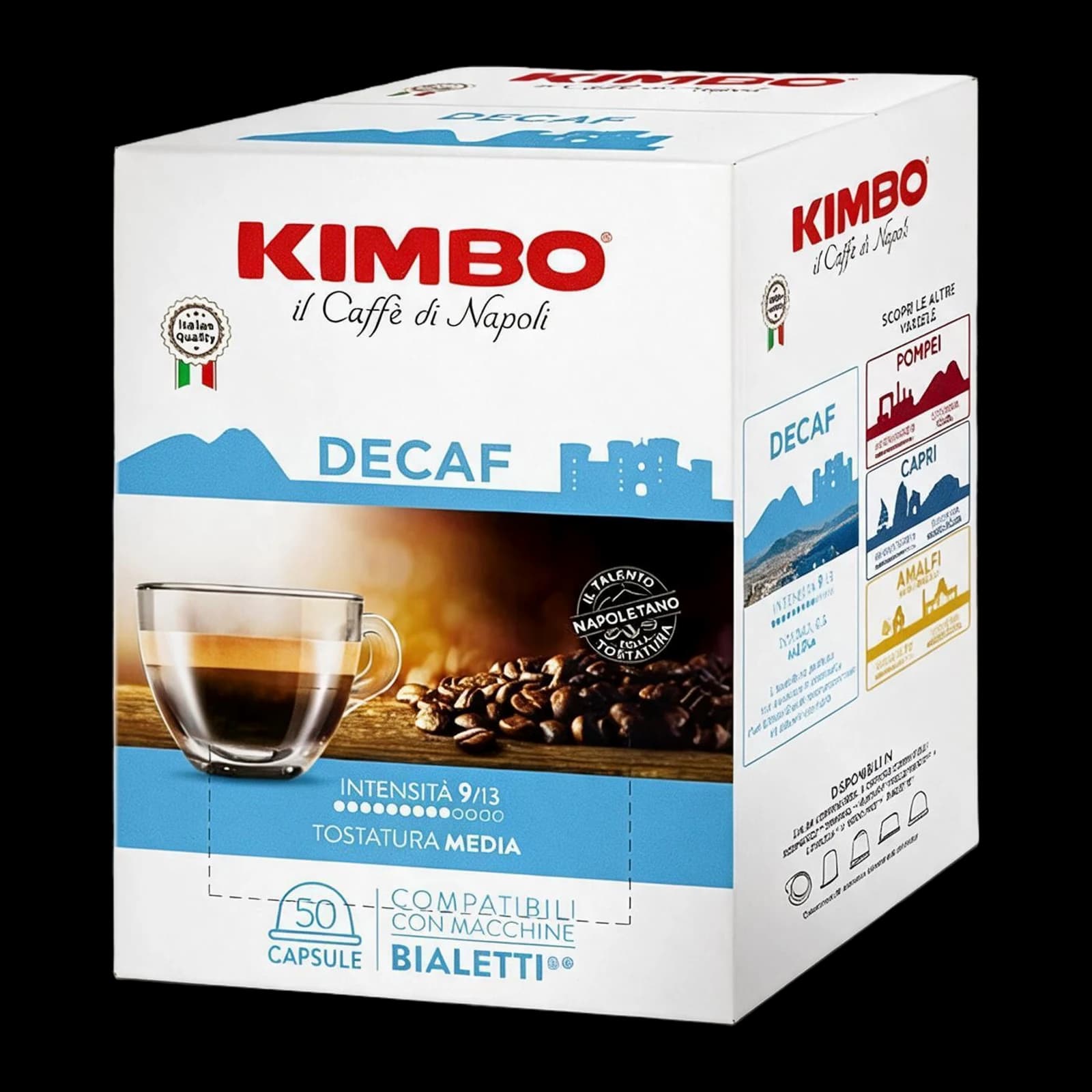 Kimbo Caffè Decaffeinato 50 Capsule | Bialetti, immagine 1