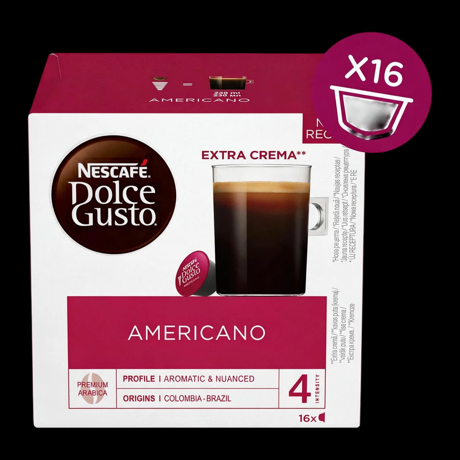 Nestlè Nescafé Americano 16 Capsule: 100% Arabica | Dolce Gusto, immagine 1