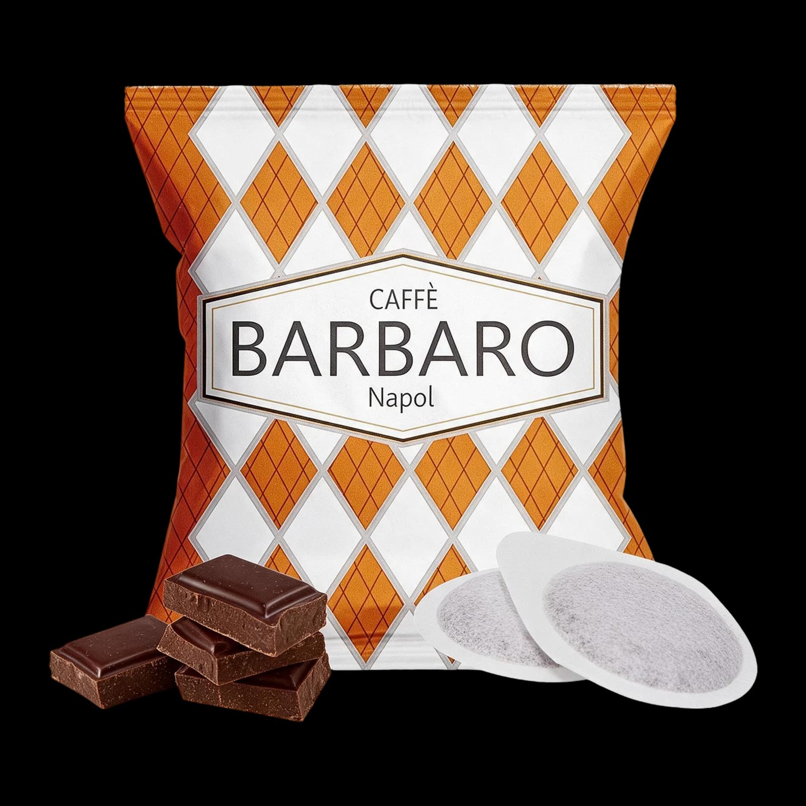 Barbaro Caffè Cioccolato 10 Cialde | ESE 44 mm, immagine 1