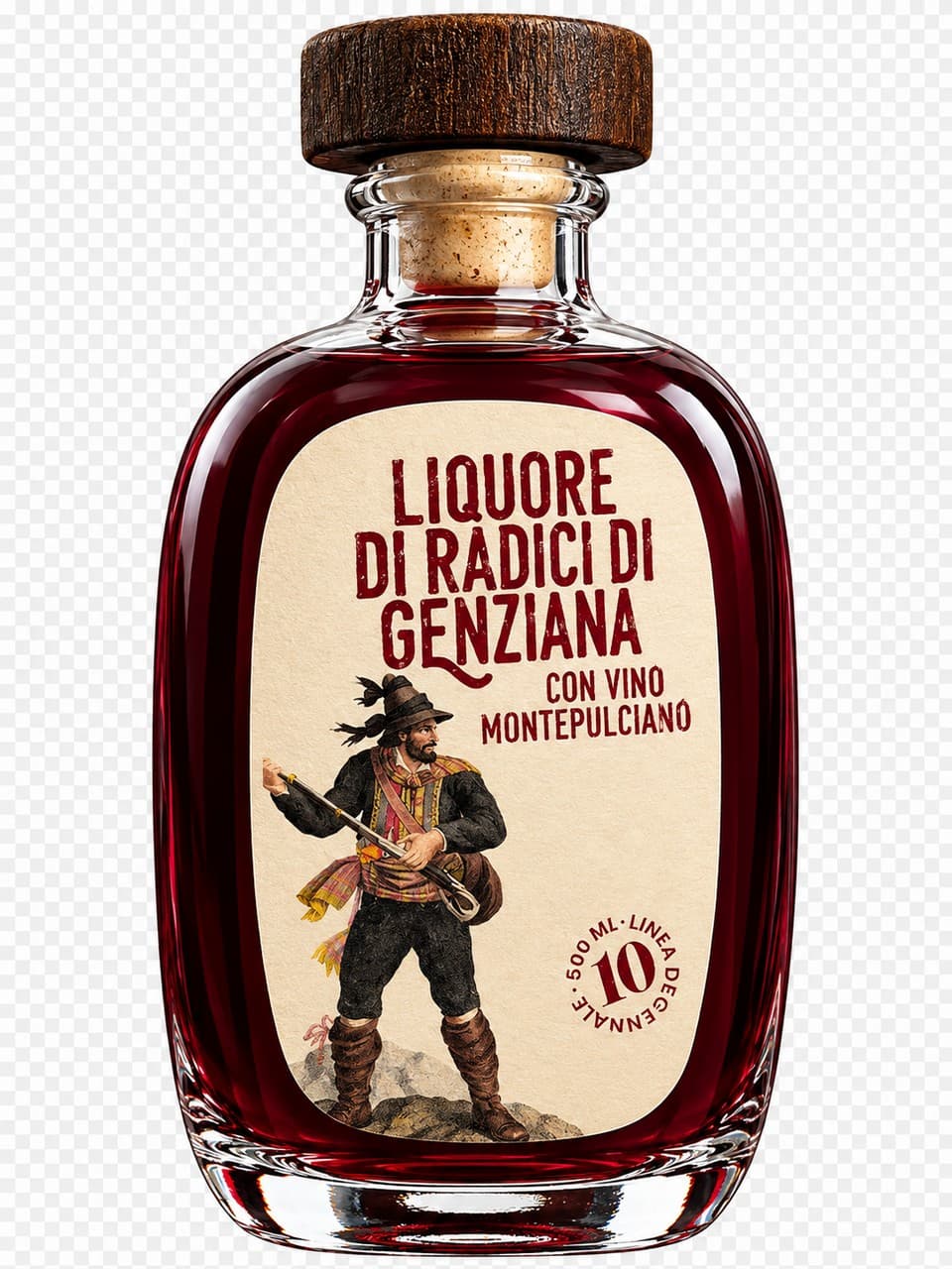 Liquore Di Genziana Con Vino Montepulciano 500ml Terra Dei Briganti, immagine 1