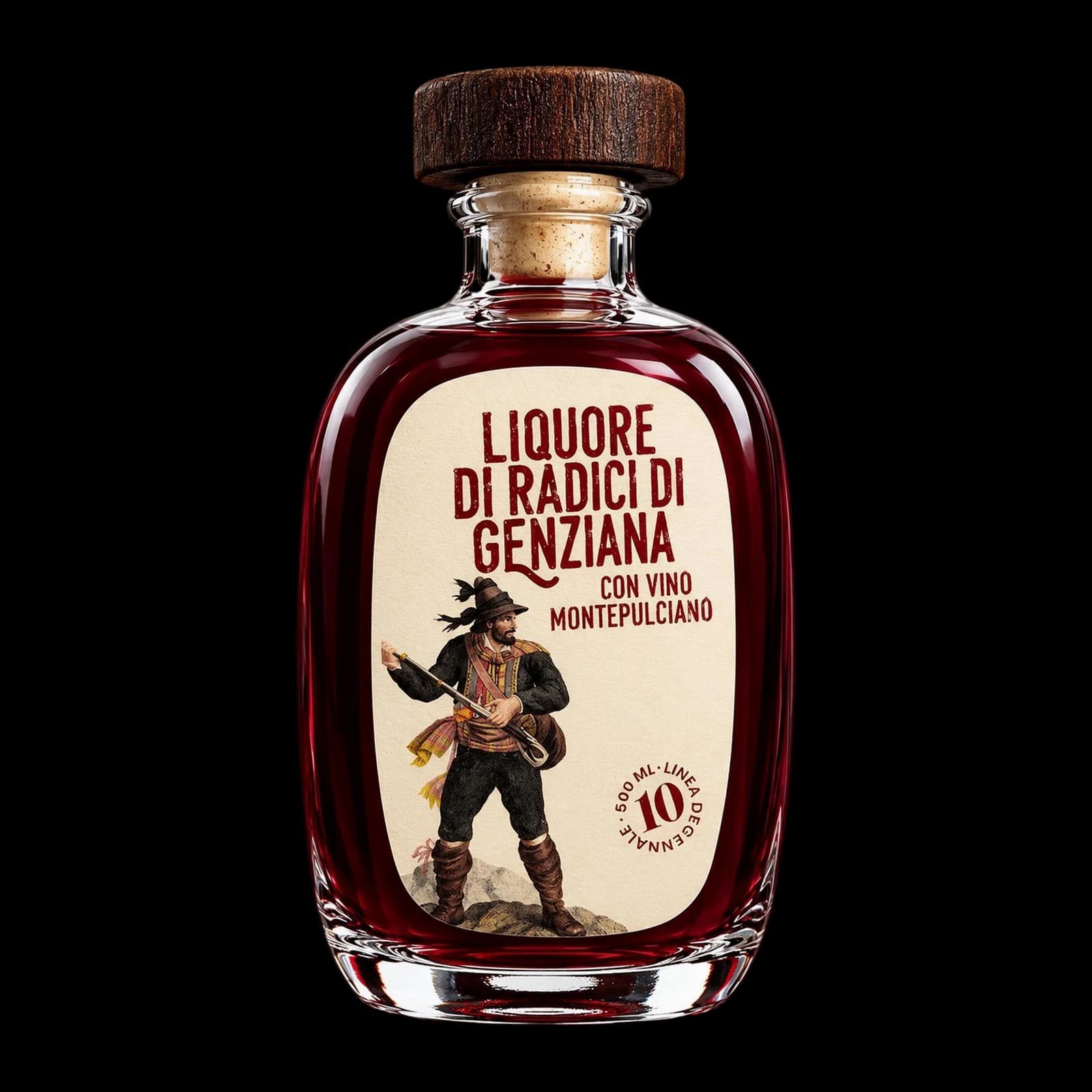 Terra Dei Briganti Liquore di Genziana e Vino Montepulciano 500 ml | Bottiglie, immagine 1